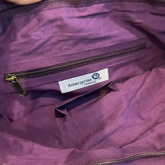 Boho Tote Bag Maroon Woven Ethnic Pockets Geometric Shoulder Leather Straps - Picture 10 of 14